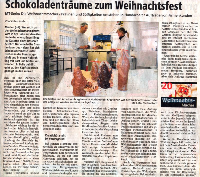 Mindener Tageblatt, Dezember 2010