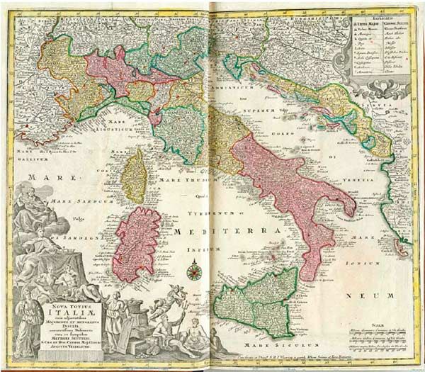 Karte Italien