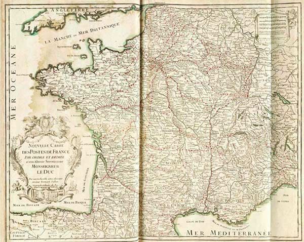 Karte Frankreich