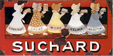Suchard Werbung um 1905