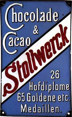 Werbung von Stollwerck, 1895 Werbung von Stollwerck, 1895