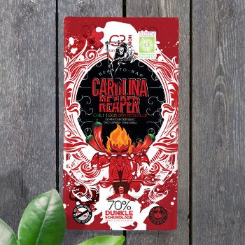 Tafelschokolade Carolina Reaper von Georgia Ramon