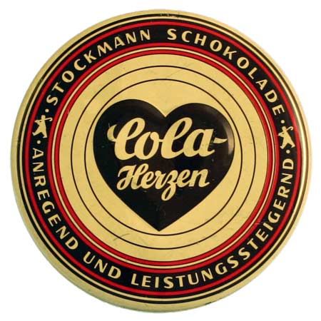 Cola Herzen von Stockmann, Dose Vorderseite