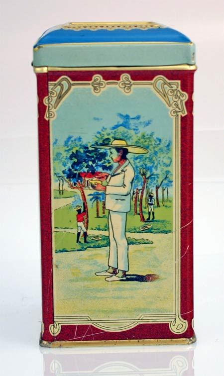 Blooker's Plantation Cocoa, Dose Rechte- und Linke Seite