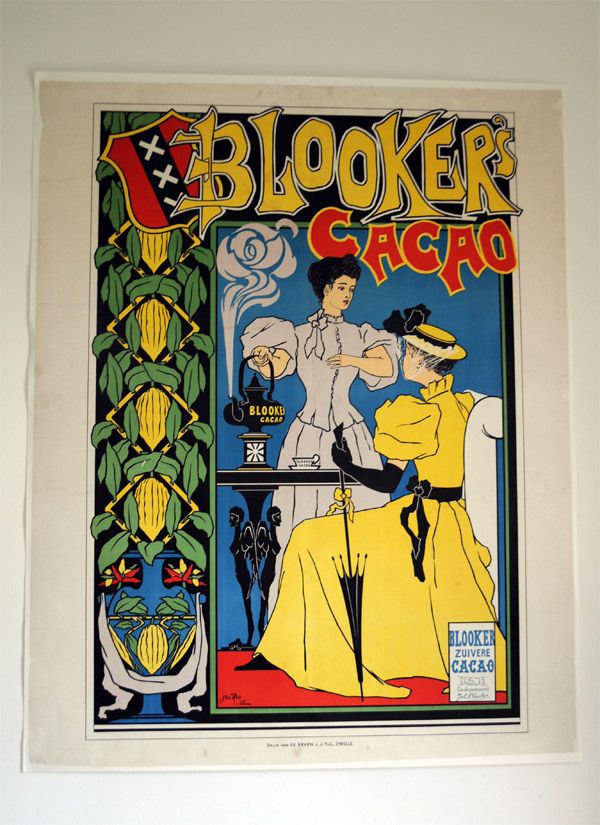 Blooker Cacao / Ros Johannes Dominicus 1895 Jugendstil