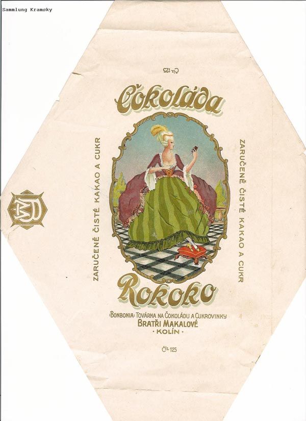 Bonbonia Rokoko, Tschecheslowakei (ca. 1925)