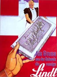 Plakat von Lindt, 1935