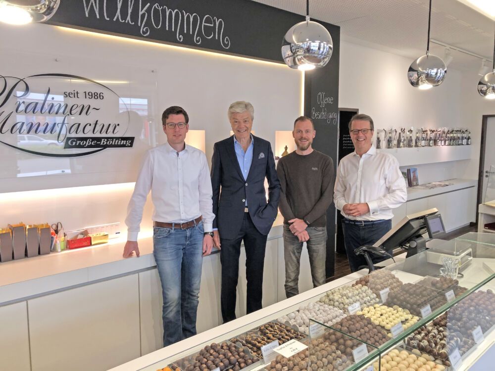 Foto Stellmach und Bröckers (von links): Lukas Große-Bölting – Klemens Große-Vehne – Frank Große-Vehne – Markus Küthe Foto Stellmach und Bröckers (von links): Lukas Große-Bölting – Klemens Große-Vehne – Frank Große-Vehne – Markus Küthe