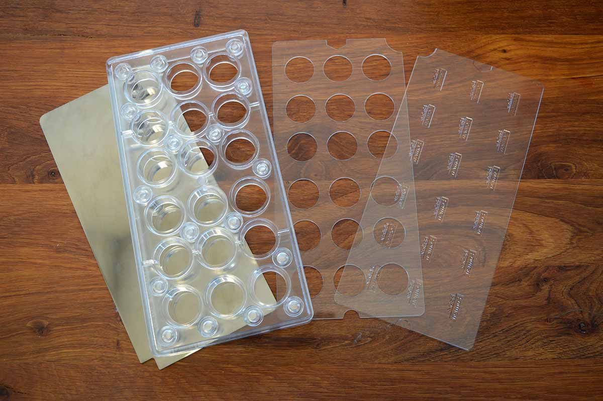 chocpro Set für individuelle Pralinen. Meine Formen GmbH