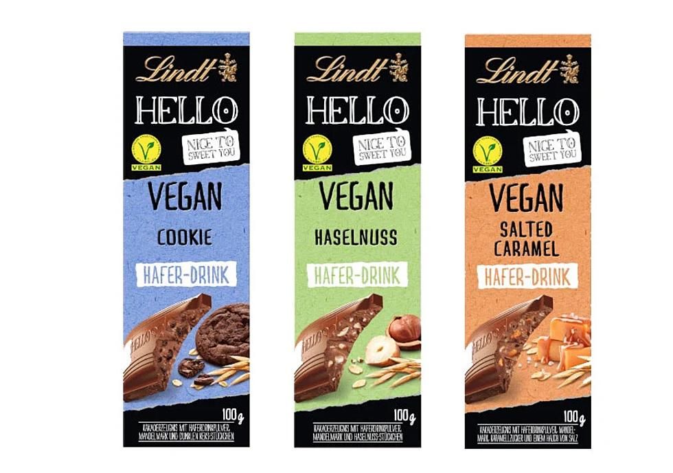 Drei neue vegane Schokoladen bei Lindt - HELLO