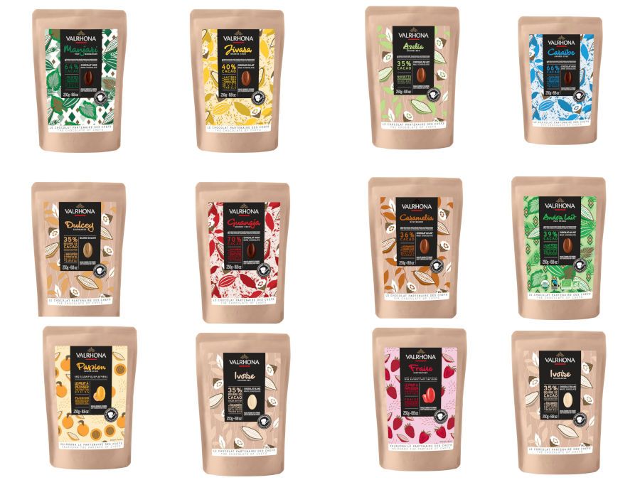 Valrhona stellt neue 250g Beutel Kuvertüre vor Valrhona stellt neue 250g Beutel Kuvertüre vor