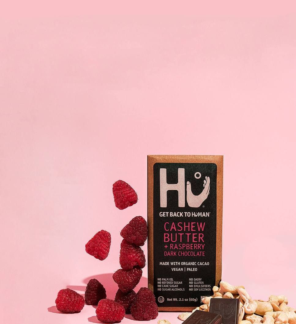 HU Chocolate Schokoladentafel &quot;Cashew Butter mit Himbeere&quot;