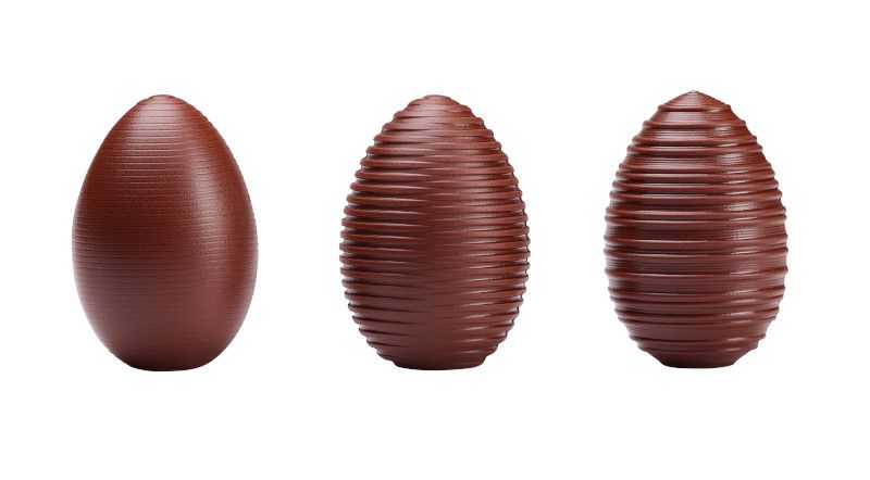 Valrhona Schokoladenform 3 verschiedene Ostereier