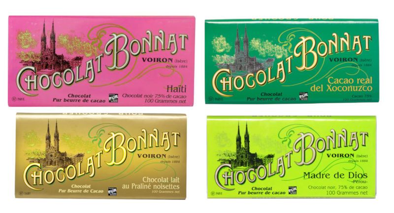 Neue Tafelschokoladen von Chocolat Bonnat aus Voiron, Frankreich Neue Tafelschokoladen von Chocolat Bonnat aus Voiron, Frankreich