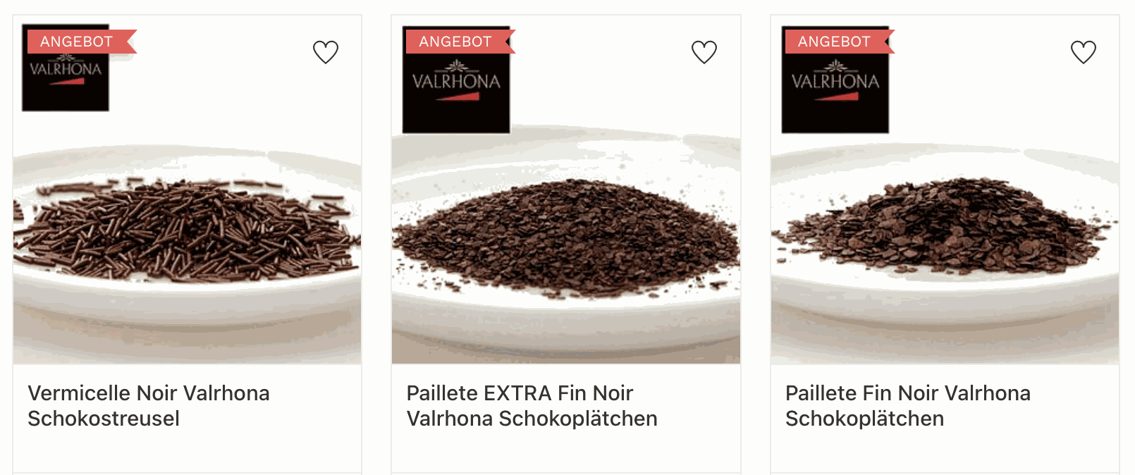 Sonderangebote Valrhona Dekore Sonderangebote Valrhona Dekore