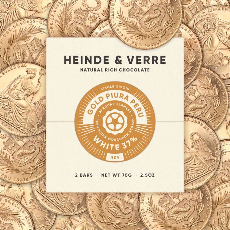 Bean to Bar Weiße Schokolade von Heinde & Verre - Gold der Academy of Chocolate Bean to Bar Weiße Schokolade von Heinde & Verre - Gold der Academy of Chocolate