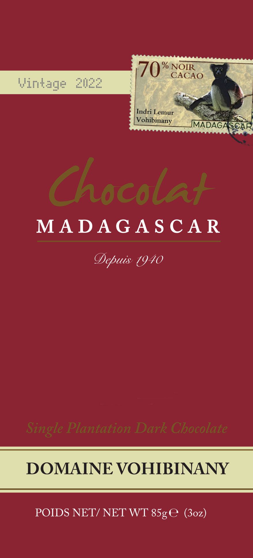 Single Plantion Domaine Vohibinany 70% Schokolade von Chocolat Madagascar Single Plantion Domaine Vohibinany 70% Schokolade von Chocolat Madagascar