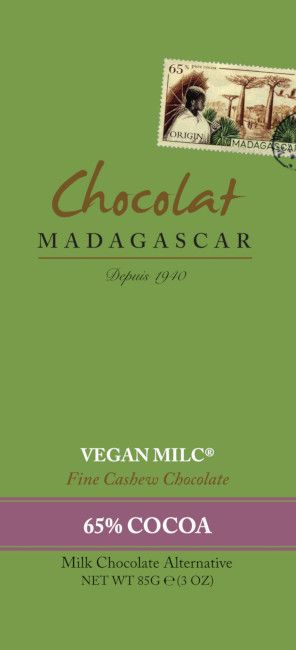 Vegane Milchschokoladen-Alternative - Vegan Milc Cashew Schokolade - 65 % Kakao - Chocolat Madagascar Vegane Milchschokoladen-Alternative - Vegan Milc Cashew Schokolade - 65 % Kakao - Chocolat Madagascar