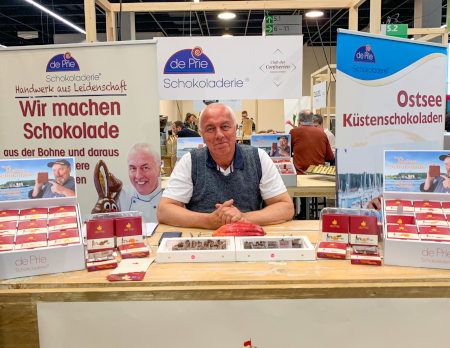 Ullrich Deprie von der Schokoladerie Juillet de Prie, Rostock. Ullrich Deprie von der Schokoladerie Juillet de Prie, Rostock.