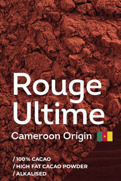 Rouge Ultime Kakaopulver von Cacao Barry. Rouge Ultime Kakaopulver von Cacao Barry.