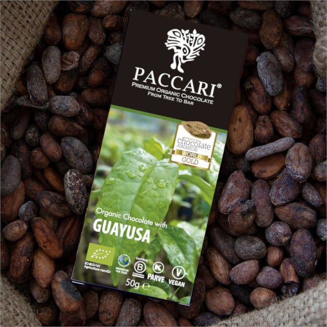 Paccari Schokolade mit Guayusa - Bio - Vegan - Fair Paccari Schokolade mit Guayusa - Bio - Vegan - Fair