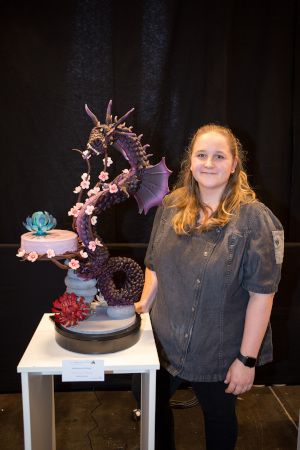 2. Platz bei den Deutschen Meisterschaften der Schokoladen-Artistik: Charline Hecken 2. Platz bei den Deutschen Meisterschaften der Schokoladen-Artistik: Charline Hecken