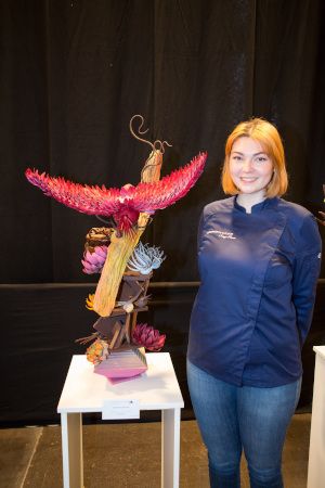 3. Platz bei den Deutschen Meisterschaften der Schokoladen-Artistik: Soraya Romen 3. Platz bei den Deutschen Meisterschaften der Schokoladen-Artistik: Soraya Romen