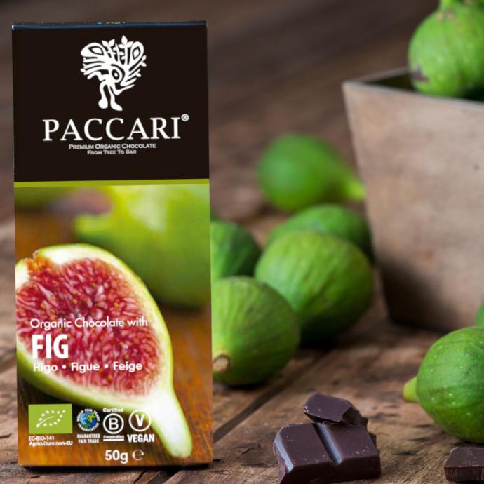 Bio Schokolade von Pacari mit Feige - Bean to Bar aus Ecuador Bio Schokolade von Pacari mit Feige - Bean to Bar aus Ecuador