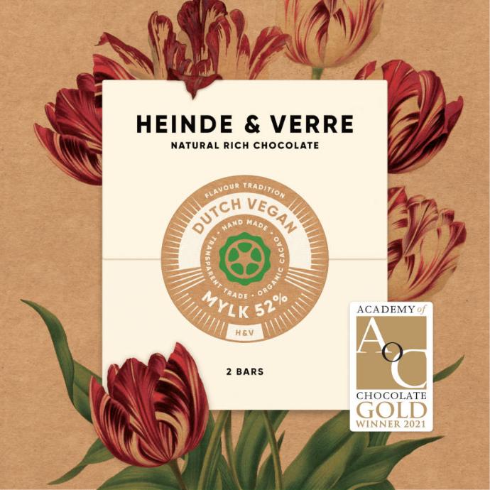 Dutch Vegan Mylk Schokolade von Heinde & Verre Dutch Vegan Mylk Schokolade von Heinde & Verre