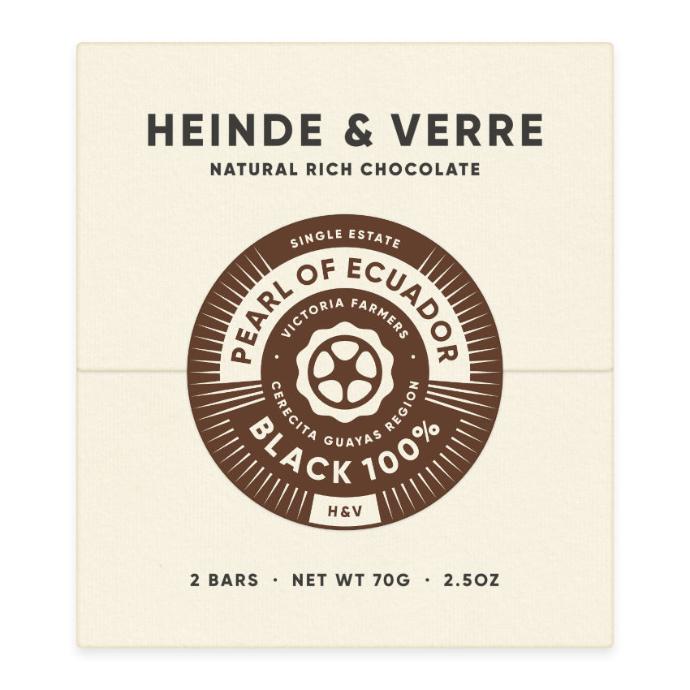 Pearl of Ecuador Black 100% Heinde & Verre