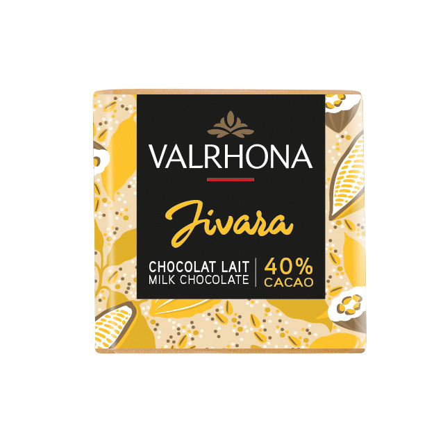 Jivara Milch Carrés 5g von Valrhona, einzeln