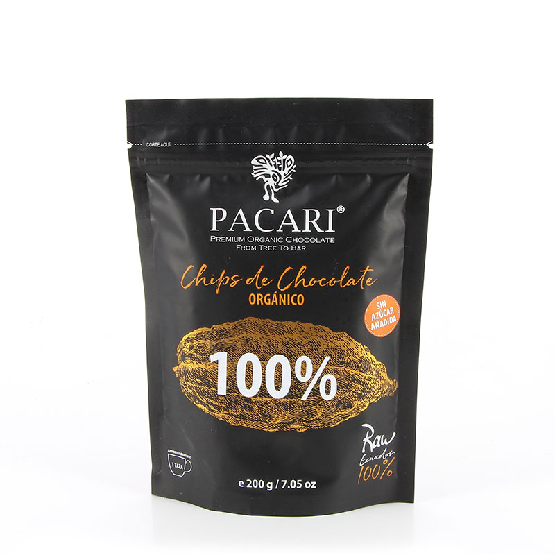 200g Bio Roh-Kuvertüre 100% Paccari