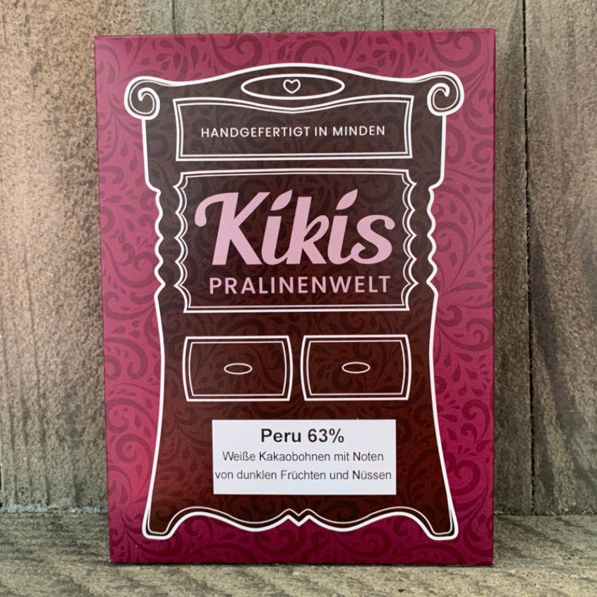 Kiki's Peru 63% - Single Origin aus weißem Peru Kakao