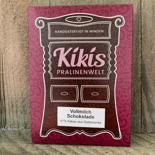 [110307] Kiki's pure Vollmilch Schokolade 42% Kakao