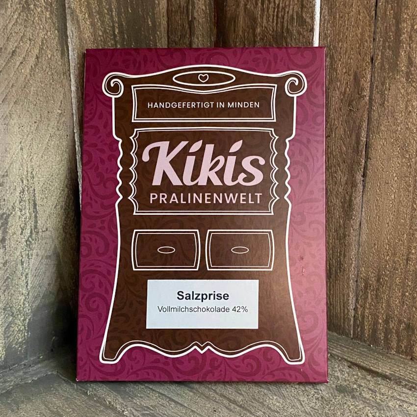 Kiki's Vollmilch Schokolade mit Salzprise