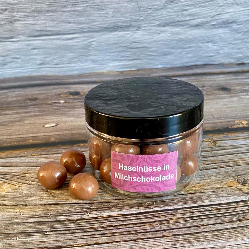 Haselnüsse in Milchschokolade von Valrhona