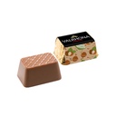 Lingot Praline Vollmilch-Gianduja und Crêpe Dentelle Valrhona