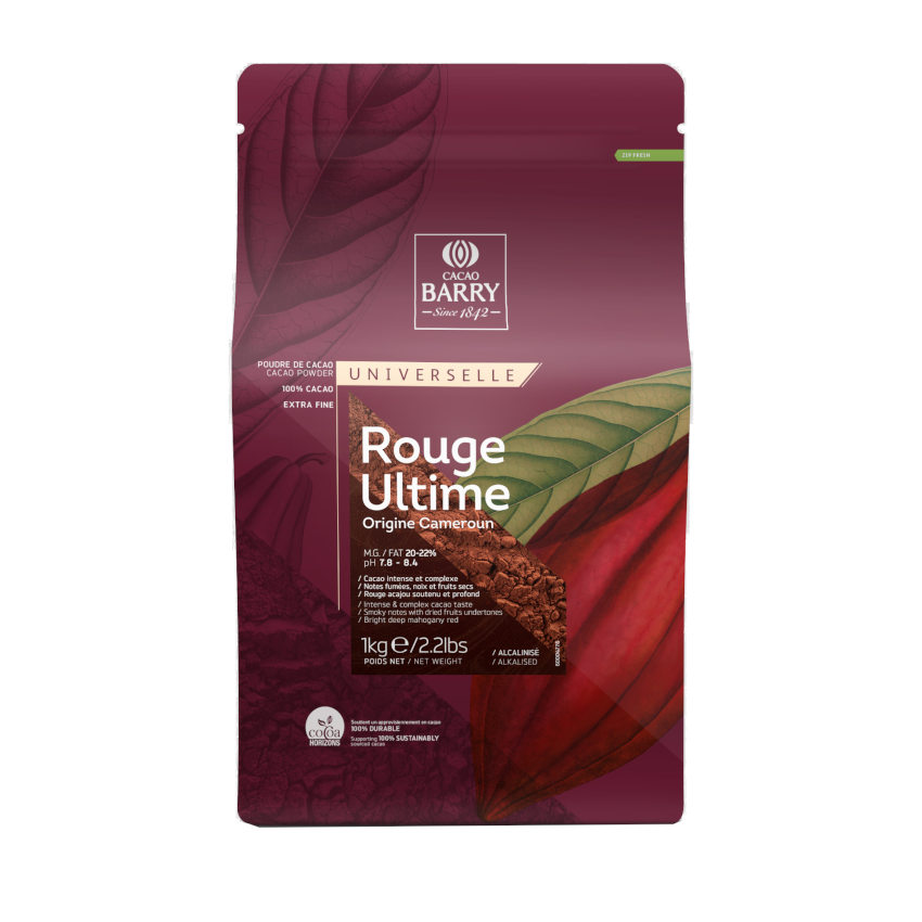 1kg Rouge Ultime Kakaopulver 20/22 Cacao Barry