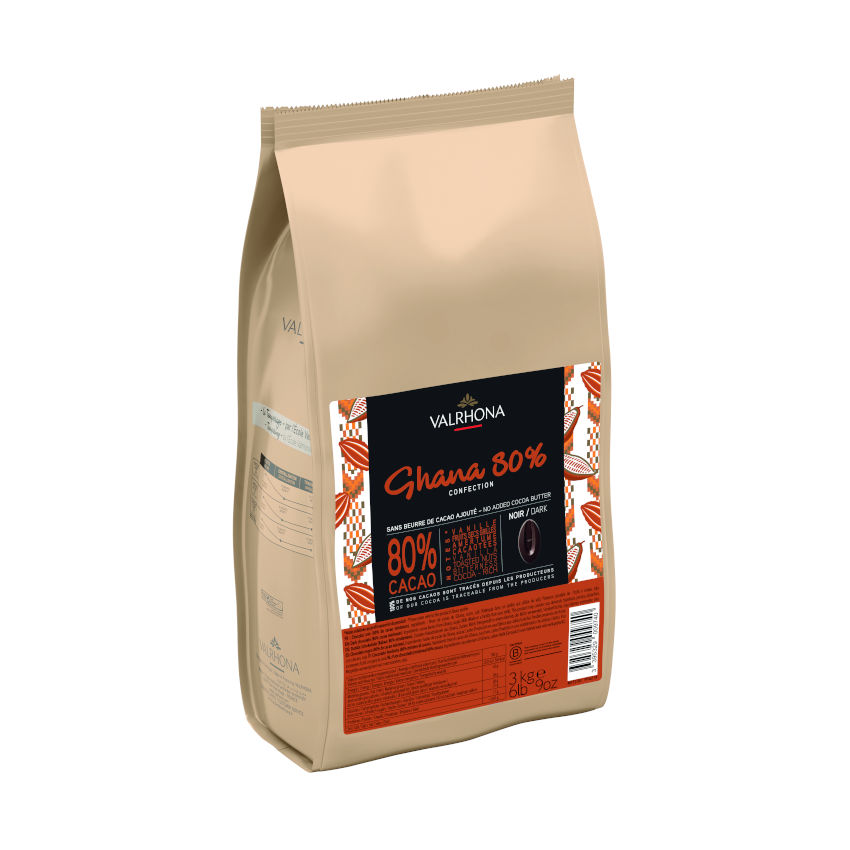 3kg Ghana 80% Confection Valrhona