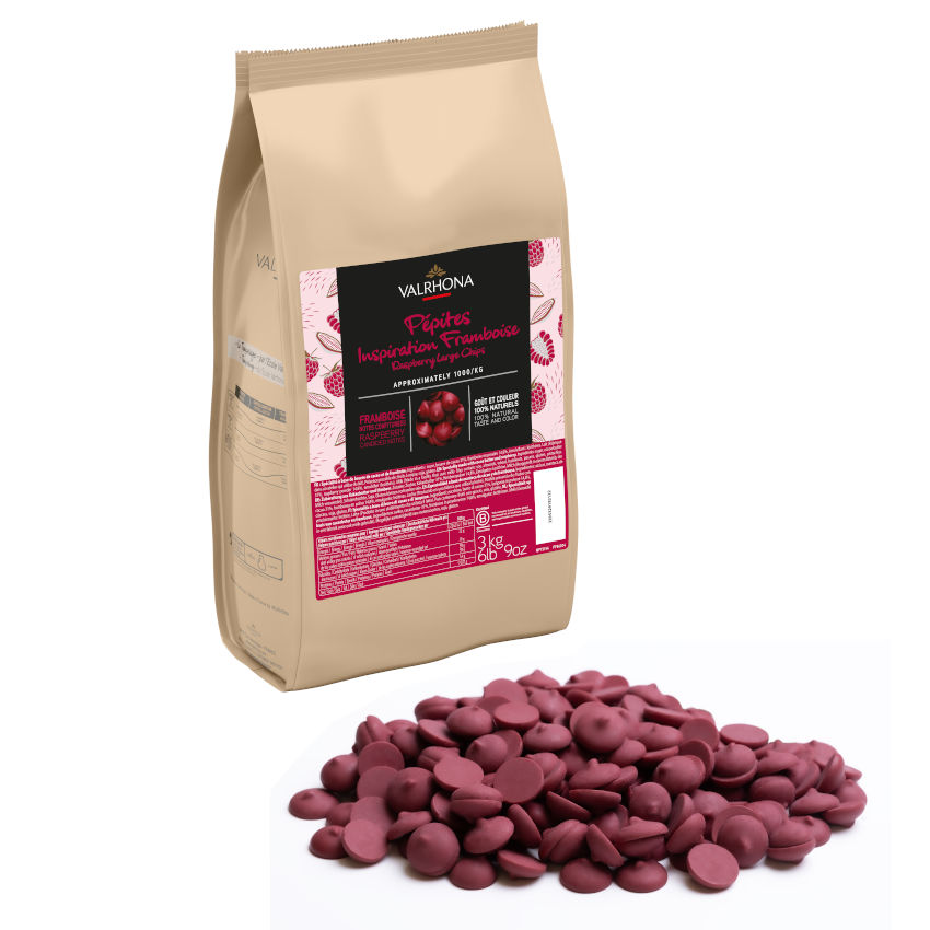 Backfeste Himbeer Tropfen - Pepites Inspiration Himbeer von Valrhona