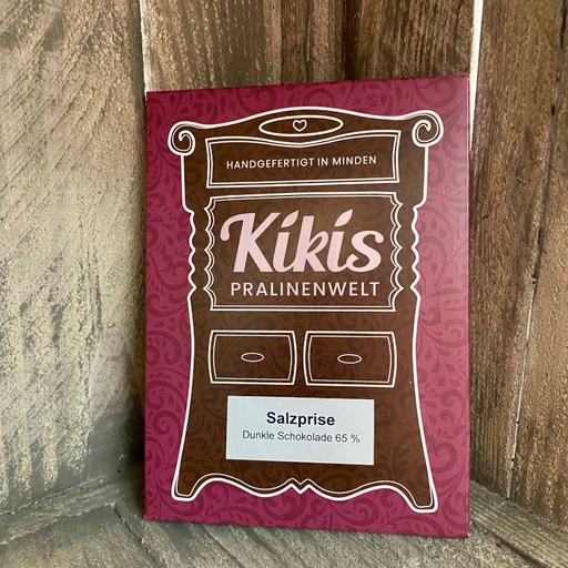 [110285] Kiki's Edelbitter Schokolade mit Salzprise