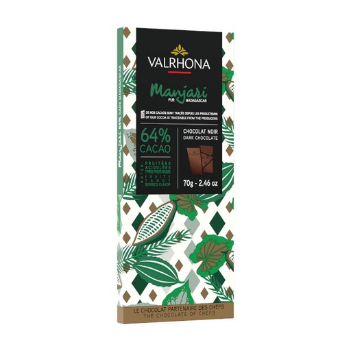 [161602] Manjari 64 % - Single Origin Tafelschokolade von Valrhona