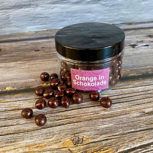 [mini-orangettes-valrhona] Mini Orangettes - Kandierte Orangenschale in Schokolade von Valrhona