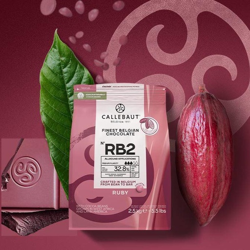 [ruby-rb1-callebaut] Ruby - RB2 Kuvertüre von Callebaut