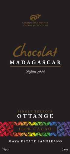[170277] Ottange 100% Single Farm - Chocolat Madagascar 75g Tafel