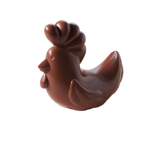 [170543] Rockiges Huhn 14cm Schokoladenform 41882 Valrhona