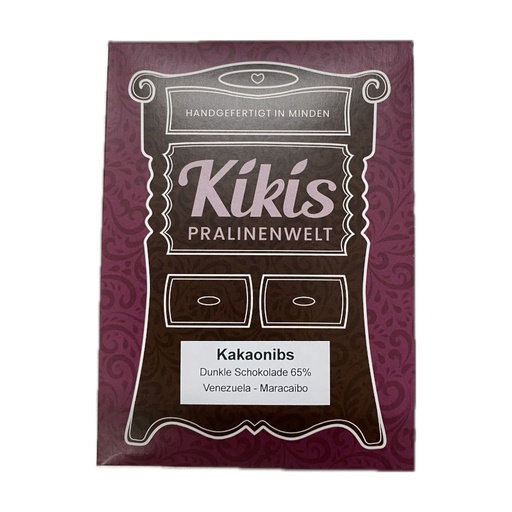 [170615] Kiki's Edelbitter Schokolade mit Kakaonibs