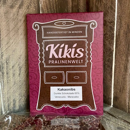 [170615] Kiki's Edelbitter Schokolade mit Kakaonibs