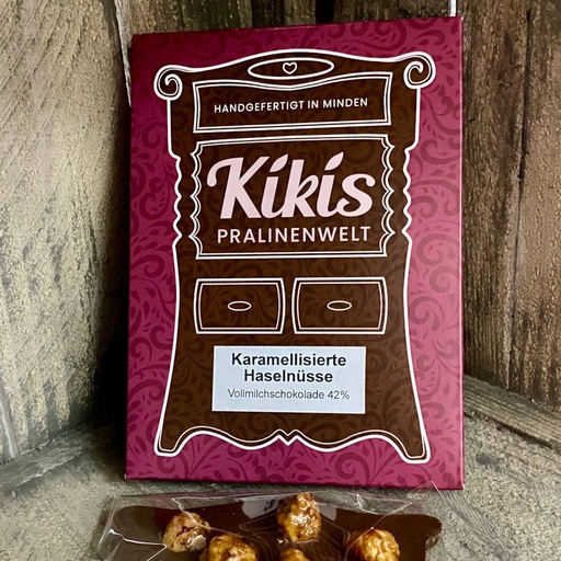 [170616] Kiki's Vollmilch Schokolade mit karamellisierten Haselnüssen