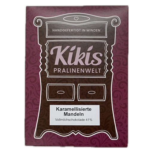 [170617] Kiki's Vollmilch Schokolade mit karamellisierten Mandeln